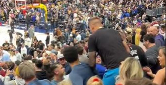 Jokićev brat Strahinja udario navijača (VIDEO)