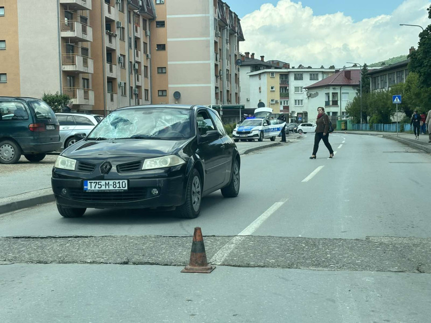 Saobraćajna nezgoda u Doboju, povrijeđen pješak