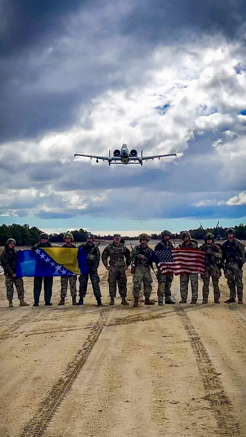 Zajednička vojna vježba Oružanih snaga BiH i Amerike