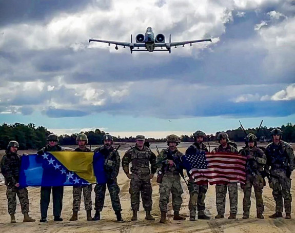 Zajednička vojna vježba Oružanih snaga BiH i Amerike