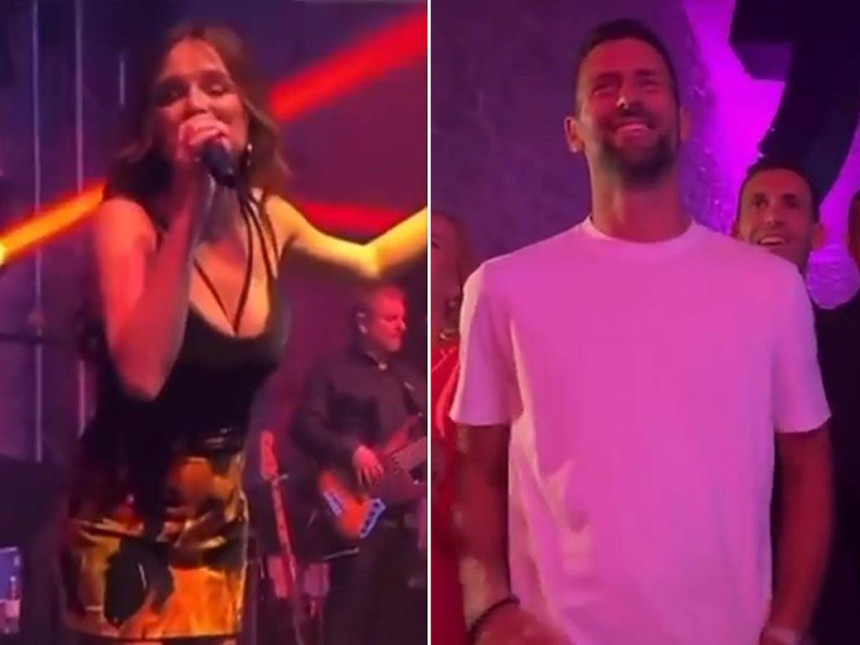 Đoković uživao na koncertu Severine u Dubrovniku