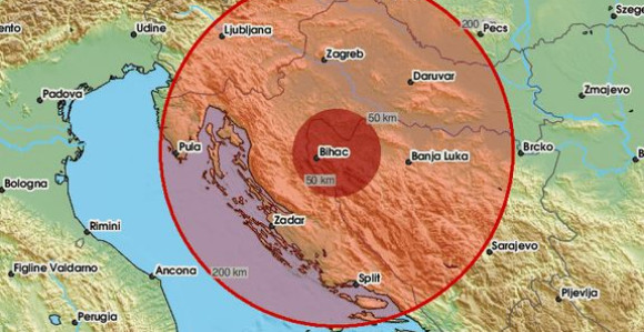 Snažan zemljotres pogodio Hrvatsku, osjetio se i u BiH