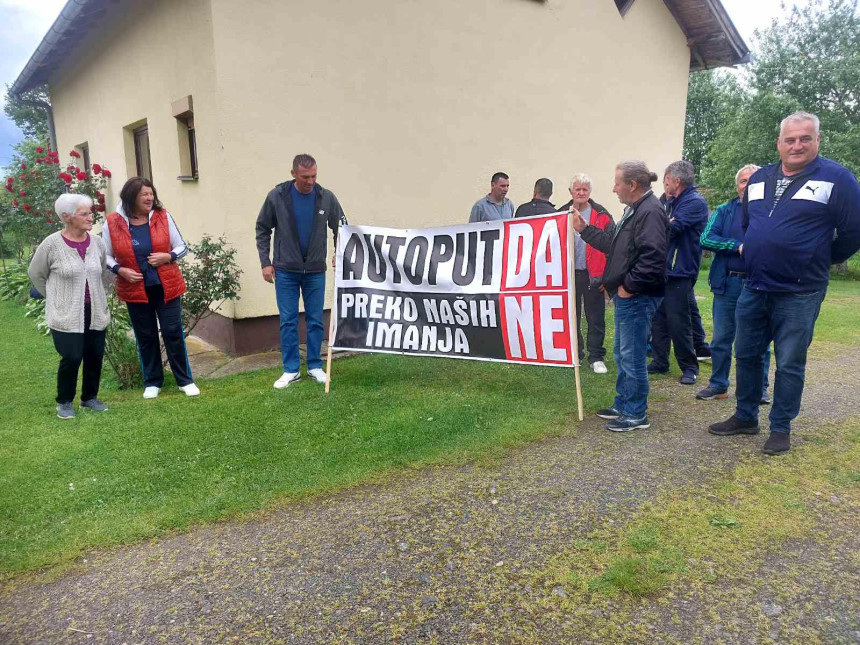 Мјештани Верића и Бистрице против трасе будућег ауто-пута