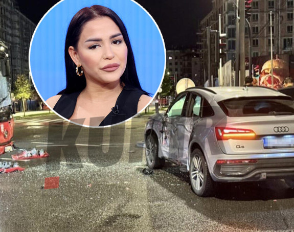 Pjevačica imala udes: Automobil potpuno smrskan