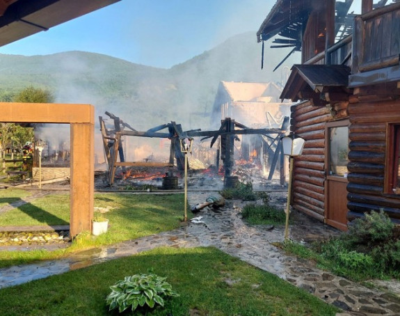 Izgorio restoran u Ribniku, nema povrijeđenih