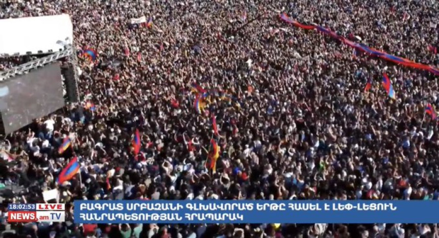 Jermenija: Traži se ostavka premijera Pašinjana