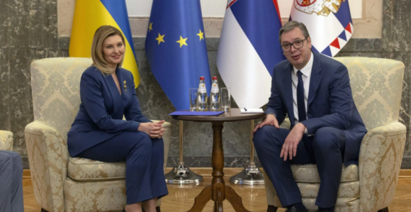 Vučić sa Olenom Zelenski o jačanju veza dvije države