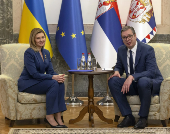 Vučić sa Olenom Zelenski o jačanju veza dvije države
