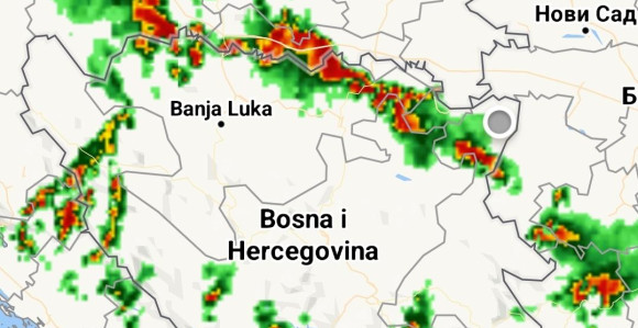 Nevrijeme duž toka rijeke Save od Zagreba do Bijeljine