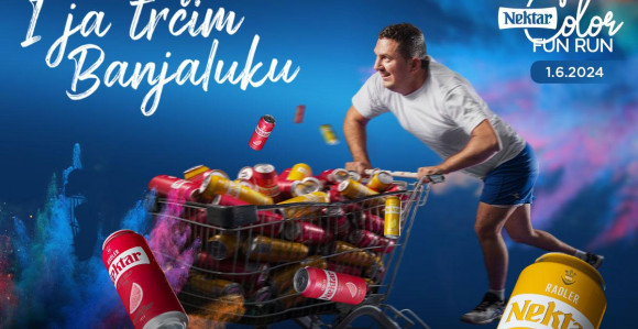 “Nektar Color Fun Run 2024“ Banjaluka u bojama Nektara!
