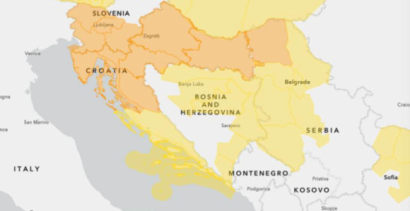Upozorenje: Veći dio BiH zahvatiće nevrijeme