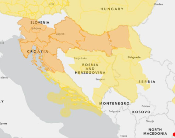 Upozorenje: Veći dio BiH zahvatiće nevrijeme