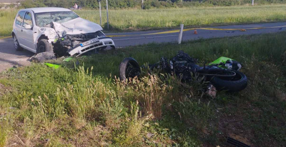 Teška nesreća kod Lončara, poginuo motociklista (31)