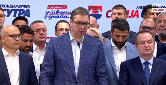 Вучић: Имамо у Београду већину, имаћемо највероватније 64 од 110 мандата