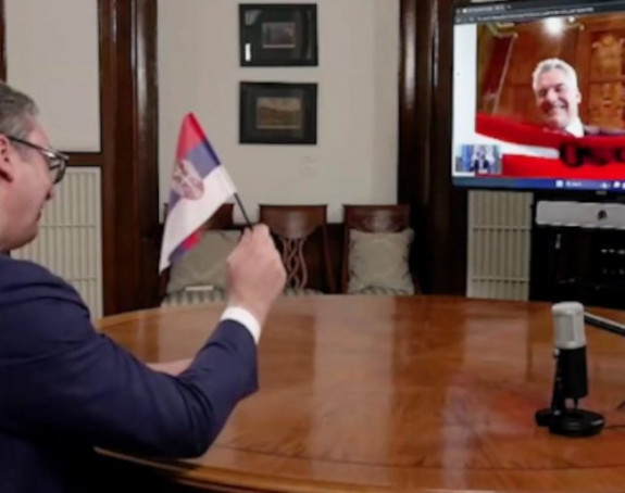 Vučić i Nehamer poželjeli sreću igračima uoči meča