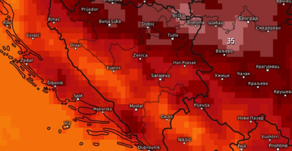 Vrućina stiže u BiH, narednih dana biće i do 35 stepeni