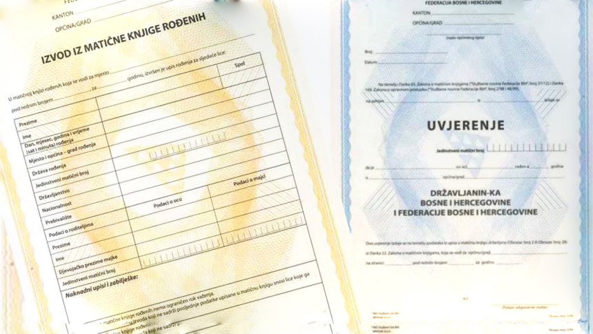 Nema obrazaca za izdavanje rodnih listova u FBiH