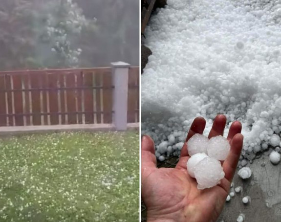 Snažno nevrijeme pogodilo Sloveniju, padao grad