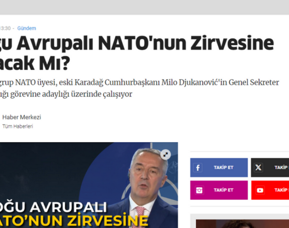 Kandidatura Mila Đukanovića za funkciju u NATO-u