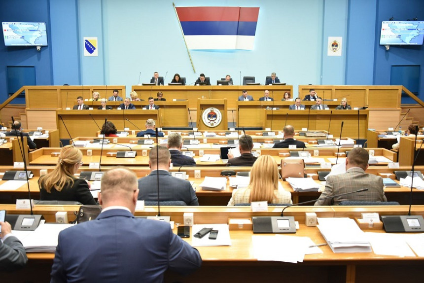 Danas sjednica Narodne skupštine Republike Srpske
