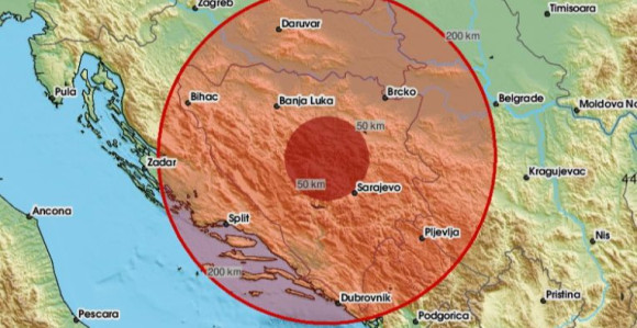 Područje Zenice pogodio jači zemljotres