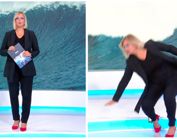 Voditeljka pala u Dnevniku: "Dobro je, živa sam..."