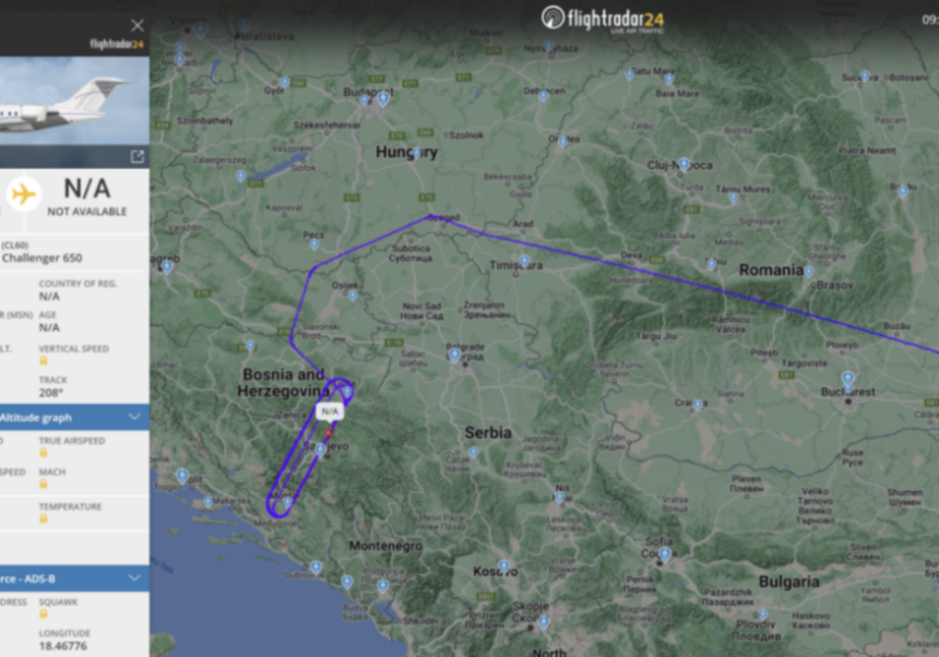 Špijunski avion od jutros kruži iznad BiH