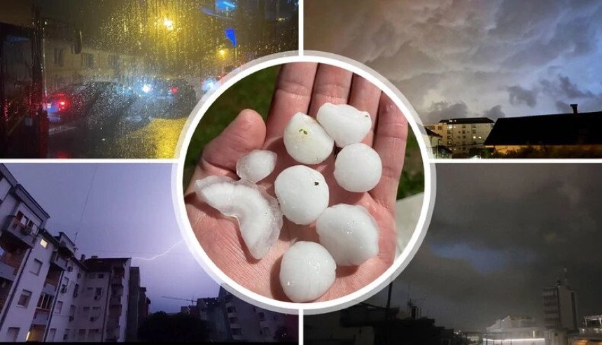 Jako nevrijeme se sručilo na Srbiju (VIDEO)