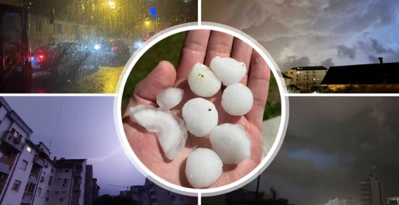 Jako nevrijeme se sručilo na Srbiju (VIDEO)