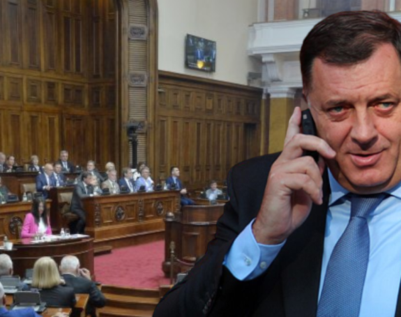 Да ли је Додик сам себе позвао у Парламент Србије?