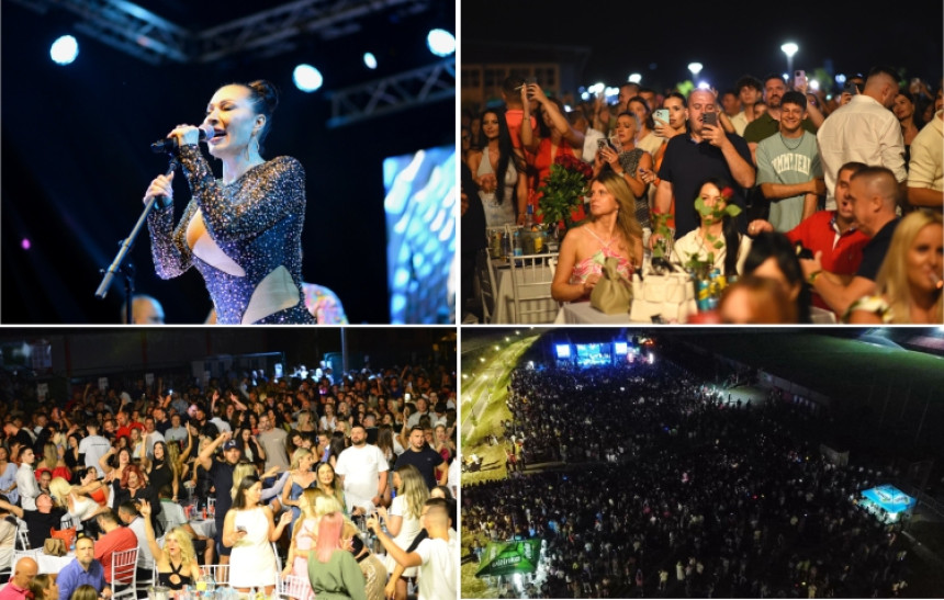 Ceca napravila spektakl u Ugljeviku (FOTO)