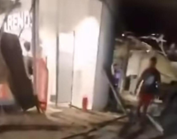 Pao krov u tržnom centru, ima povrijeđenih (VIDEO)