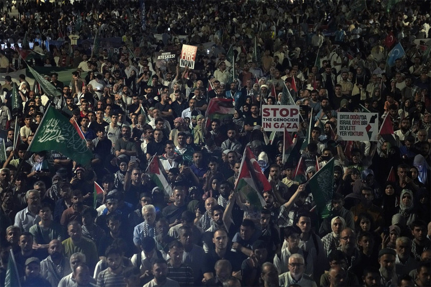 Hiljade ljudi na protestu u Turskoj zbog ubistva Hanijea