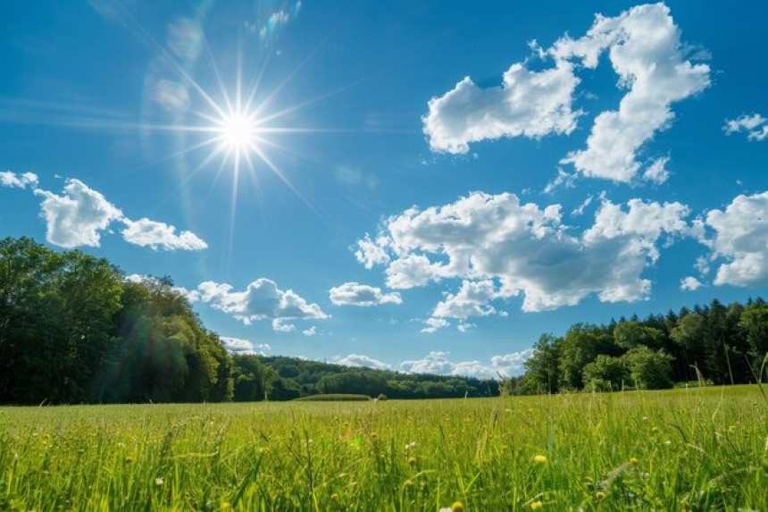 Danas sunčano uz umjerenu oblačnost, do 36 °C