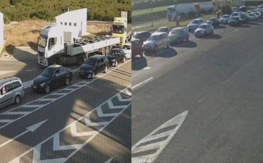 Gužva na graničnom prelazu Izačić na izlazu iz BiH