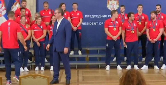 Vučić primio učesnike Olimpijskih igara u Parizu