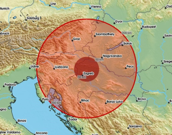 Jači zemljotres u Hrvatskoj, kamera sve zabilježila