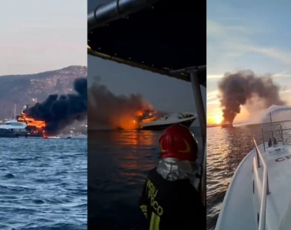 Izgorjela i potonula superjahta turskog biznismena