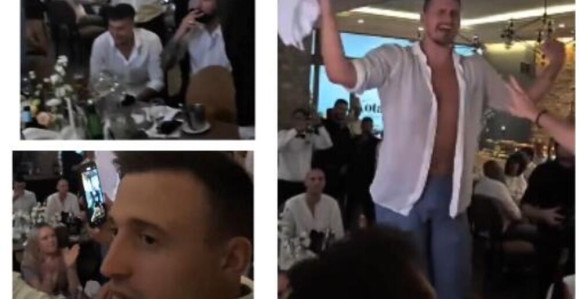 Jokić, Aleksa i Bogdan, pravili šou na svadbi košarkaša
