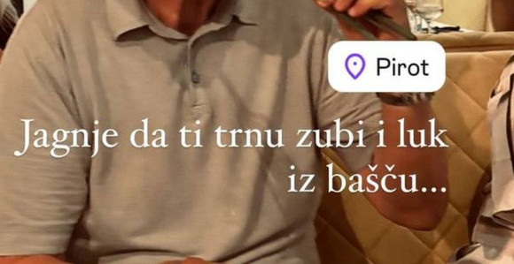 Fotografija selektora Pešića iz kafane je ludilo