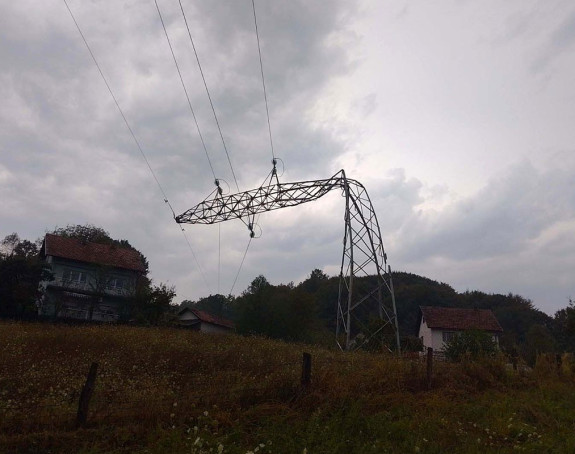 Oboren dalekovod, bez struje Petrovo i dio Doboja