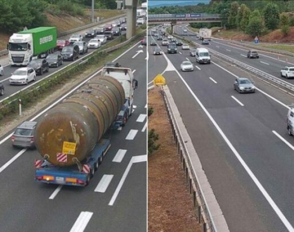Na auto-putu u Hrvatskoj kolona vozila duga 18 km