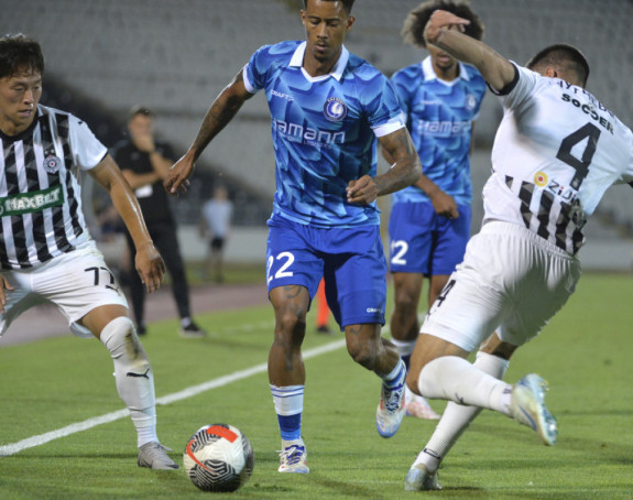 Fudbaleri Partizana minimalno sinoć poraženi od Genta