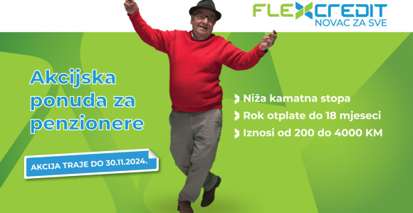 Akcijska ponuda kredita u Flex Creditu do 30.novembra!