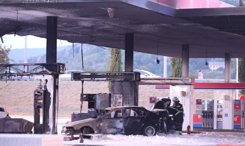 Split: U požaru na benzinskoj pumpi poginula osoba