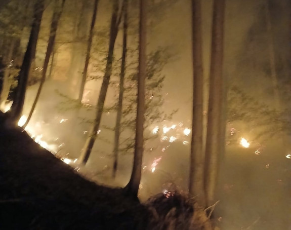 Buknuo novi požar na Majevici, gori na lokalitetu Busije