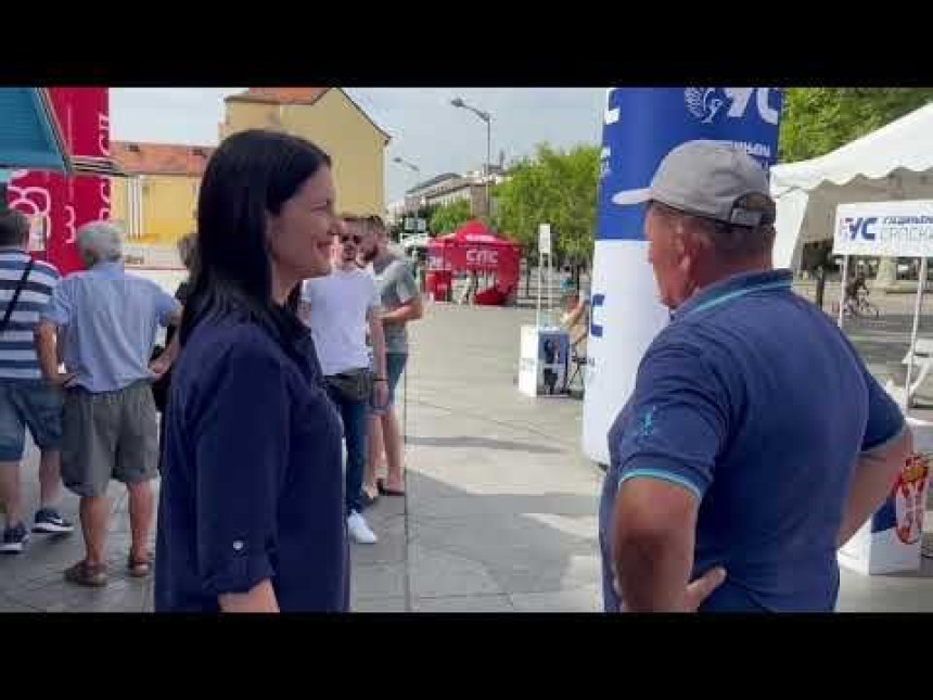 Jelena Trivić i danas razgovarala sa sugrađanima (VIDEO)