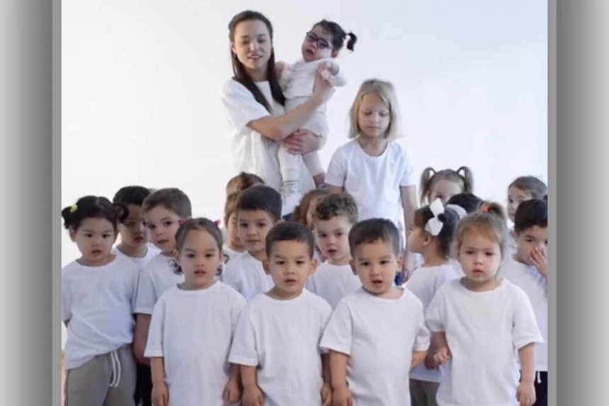 Kristina ima 26 godina i 22 djece a želi ih 100