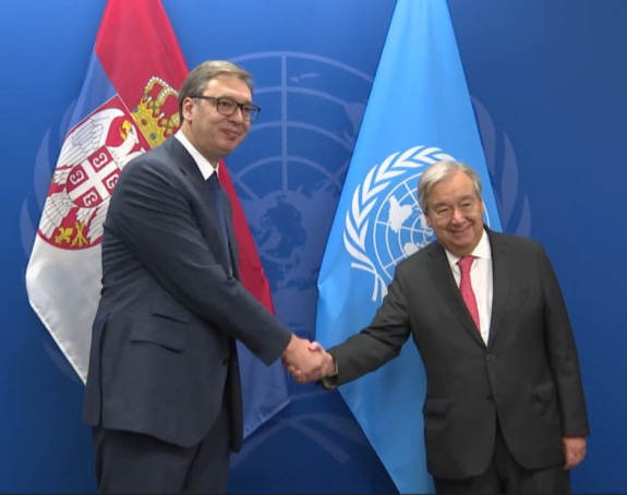 Vučić sa Guterešom o Srbiji, Kosmetu i saradnji