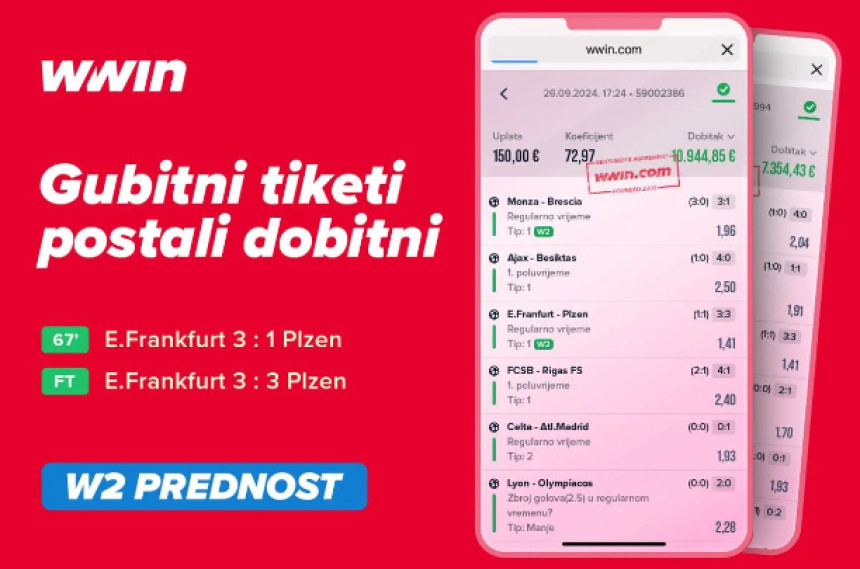 Isplaćeno preko milion KM na "gubitne" tikete